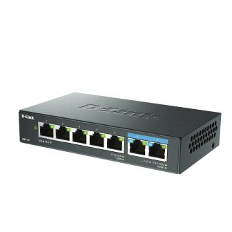 D-Link DMS-107/E Unmanaged Gigabit Ethernet (10/100/1000) Switch Black