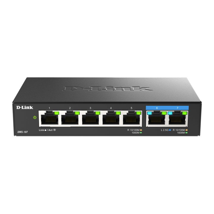 D-Link DMS-107/E switch não gerido Gigabit Ethernet (10/100/1000)…