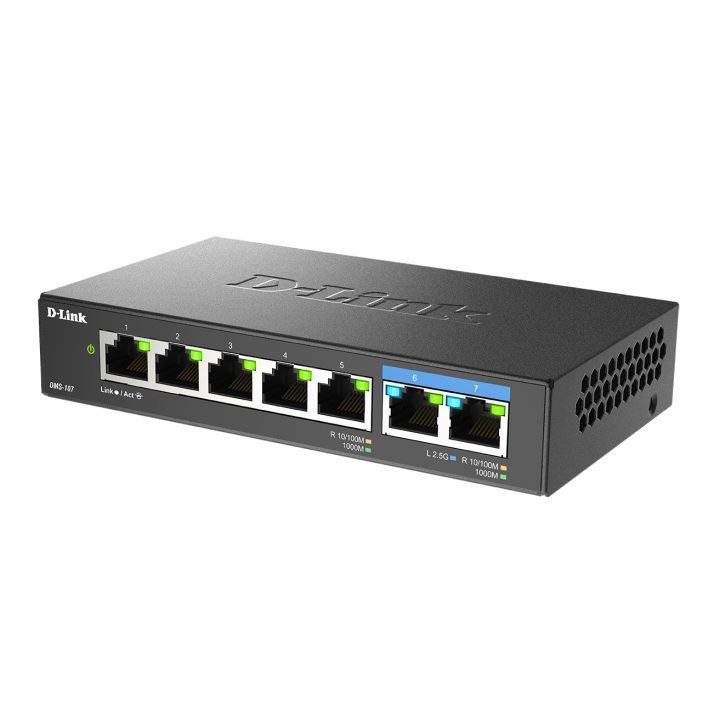 D-Link DMS-107/E switch não gerido Gigabit Ethernet (10/100/1000)…