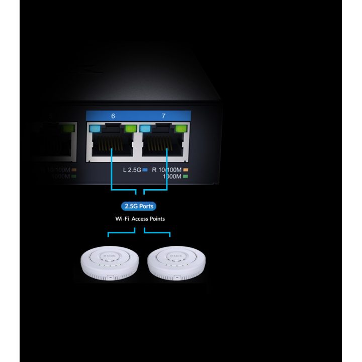 D-Link DMS-107/E switch não gerido Gigabit Ethernet (10/100/1000)…