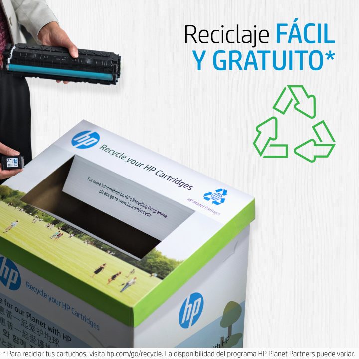 HP Cartucho de toner original LaserJet 651A ciano