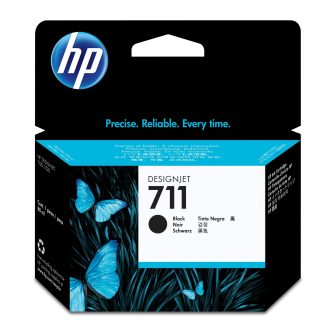 HP Cartucho de tina DesignJet 711 negro de 80 ml