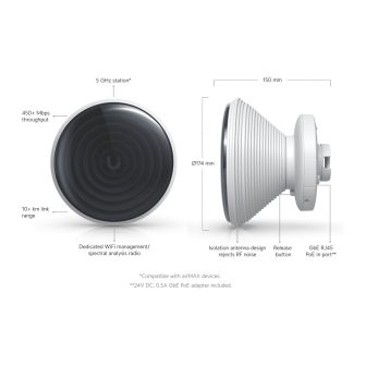 Ubiquiti IS-5AC Networks IsoStation AC 450 Mbit/s Blanco Energía…