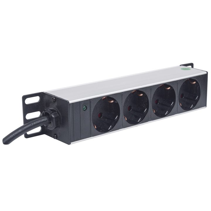 Intellinet Unidade de Distribuição de Energia (PDU) 10" 1U com 4…