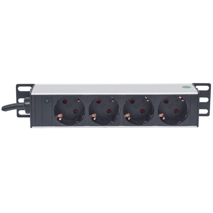 Intellinet Unidade de Distribuição de Energia (PDU) 10" 1U com 4…