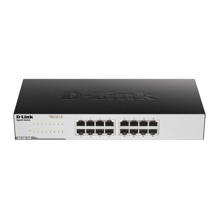 D-Link GO-SW-16G Não gerido L2 Gigabit Ethernet (10/100/1000) 1U Preto