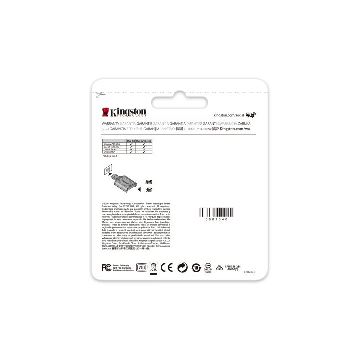 Kingston Technology MobileLite Plus leitor de cartões USB 3.2 Gen 1…