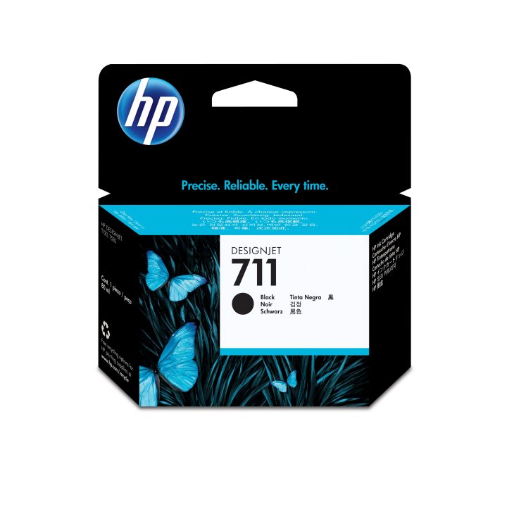 HP DesignJet 711 Black Ink Cartridge 80 ml