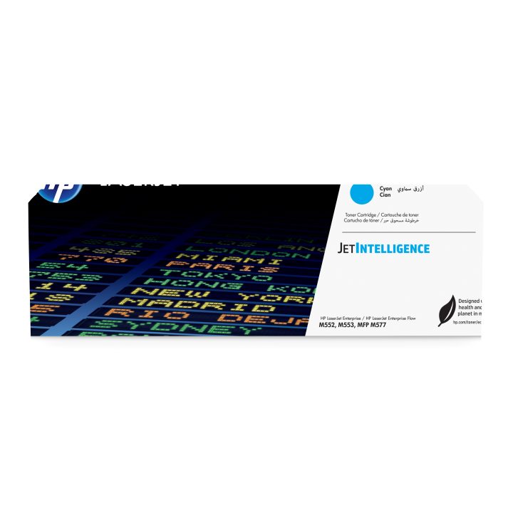 HP Cartucho de toner original LaserJet 508A ciano