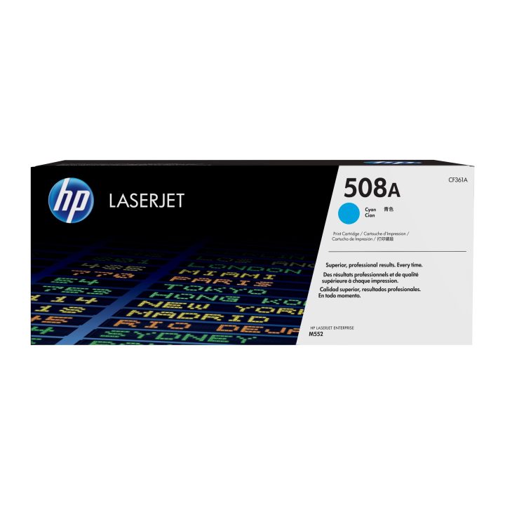 HP Cartucho de tóner original LaserJet 508A cian