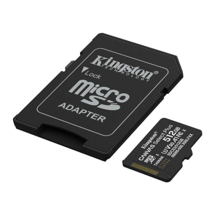 Kingston Technology 512GB microSDXC Canvas Select Plus Gen3 150MB/s…