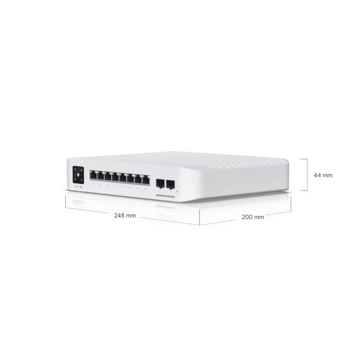 Ubiquiti UniFi USW-PRO-8-POE Managed L2/L3 Gigabit Ethernet…