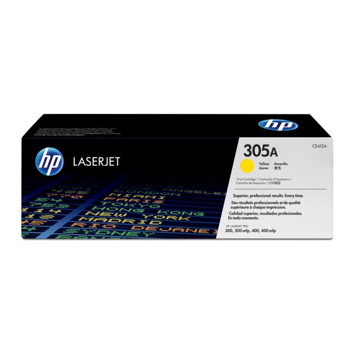HP Cartucho de tóner original LaserJet 305A amarillo