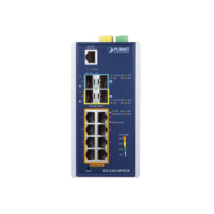 PLANET IGS-5225-8P2S2X switch Gerenciado L3 Gigabit Ethernet…