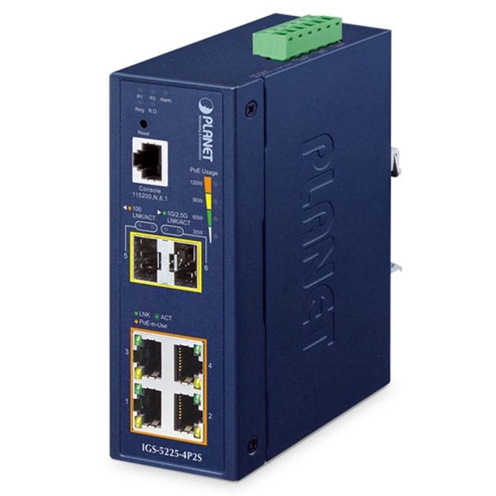 PLANET IGS-5225-4P2S switch Gerido L2+ Gigabit Ethernet (10/100/1000)…