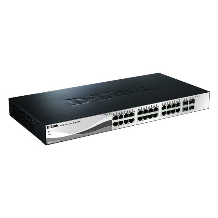 D-Link DGS-1210-28 Managed L2/L2+ 1U Black