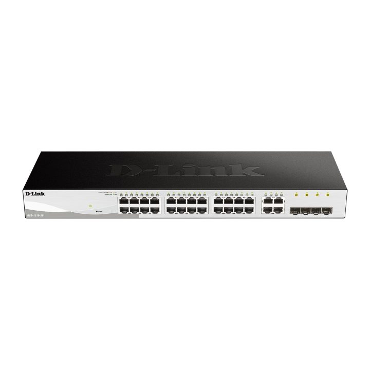 D-Link DGS-1210-28 Gerido L2/L2+ 1U Preto