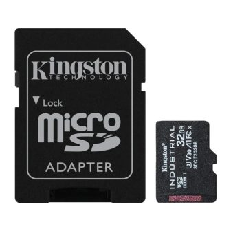 Kingston Technology Tarjeta 32GB microSDHC Industrial C10 A1 pSLC +…