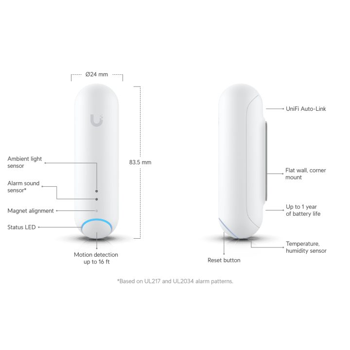 Ubiquiti Networks UP-SENSE Smart Home Multisensor Wireless Bluetooth