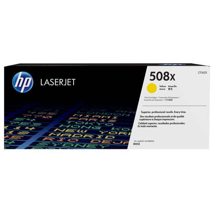 HP Cartucho de toner original LaserJet 508X amarelo de alta capacidade