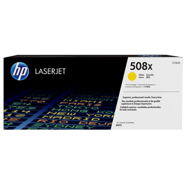 HP Original LaserJet 508X High Yield Yellow Toner Cartridge