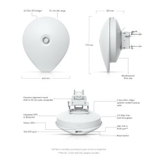 Ubiquiti AF60-XR UISP airFiber 60 XR