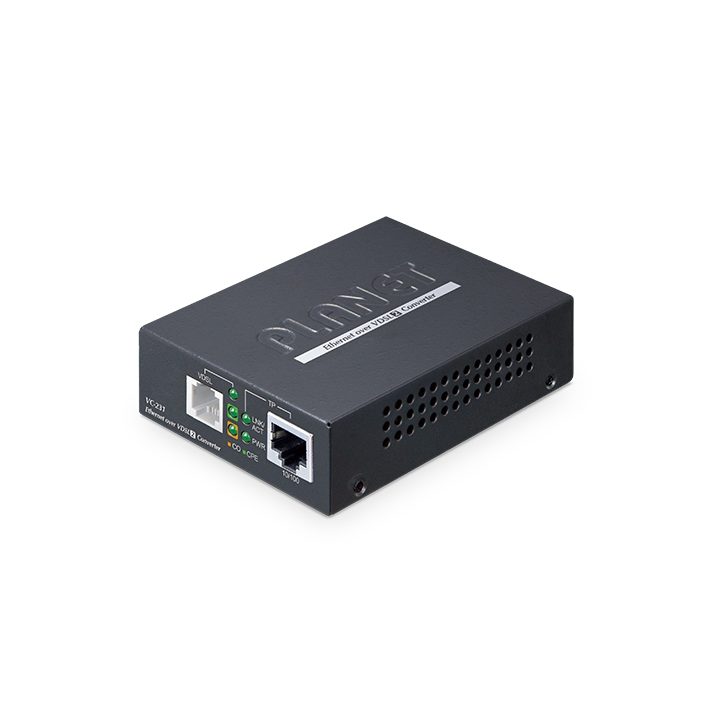 PLANET VC-231 100 Mbit/s Media Converter Black