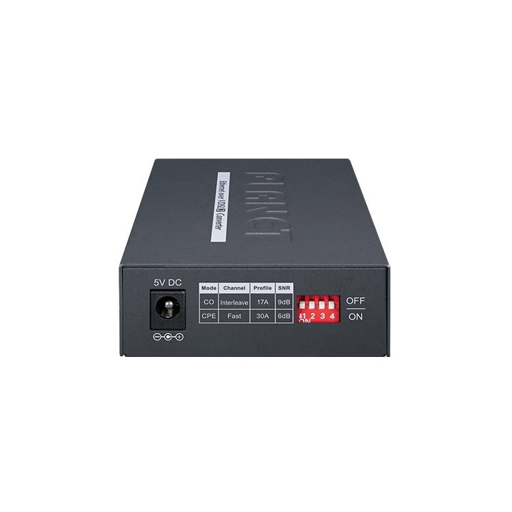 PLANET VC-231 conversor de meio 100 Mbit/s Preto