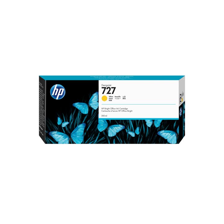 HP DesignJet 727 Yellow Ink Cartridge 300 ml