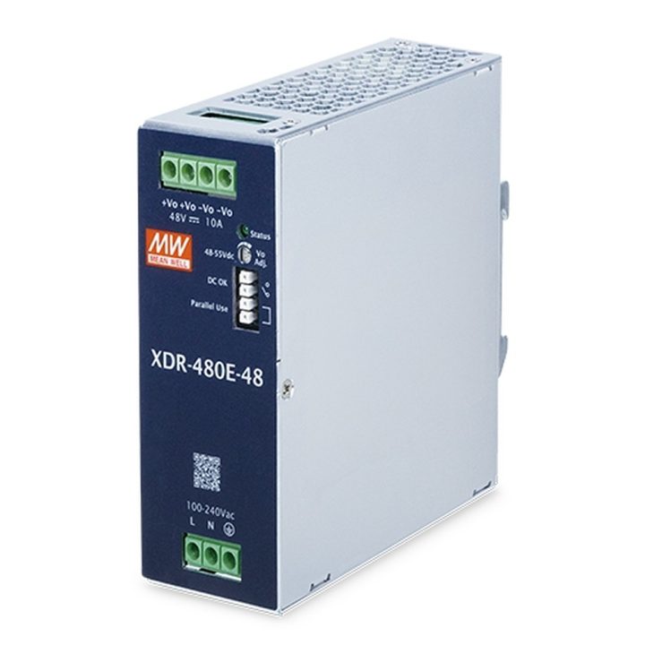 PLANET PWR-480-48 unidad de fuente de alimentación 480 W Azul, Gris