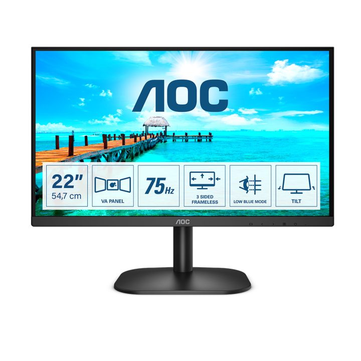 Monitor AOC B2 22B2H 21,5" Full HD 75 Hz VA