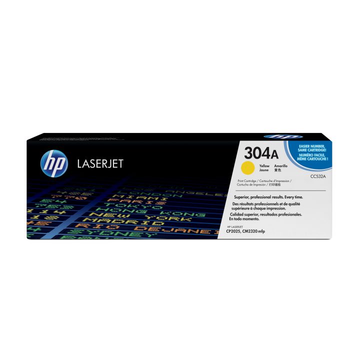 HP Original LaserJet 304A Yellow Toner Cartridge