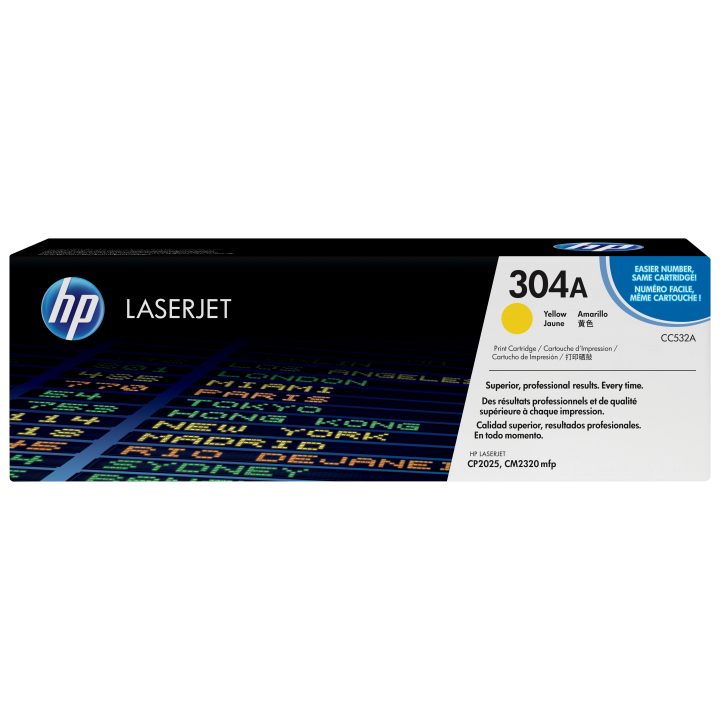 HP Original LaserJet 304A Yellow Toner Cartridge