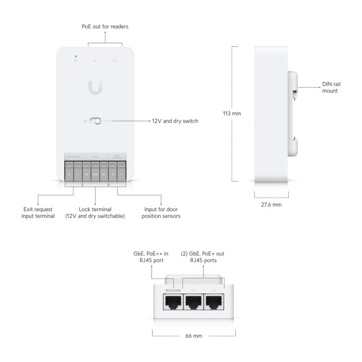 Ubiquiti G3 Starter Kit Security System Gray, White (UA-G3-SK)