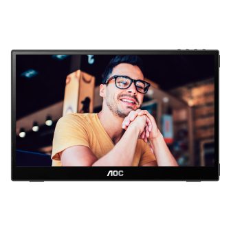 AOC 16T3EA monitor o TV portátil Negro 15,6" 1920 x 1080 Pixeles