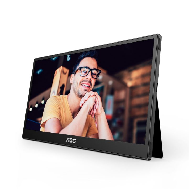 Monitor portátil ou TV AOC 16T3EA Preto 15,6" 1920 x 1080 Pixéis