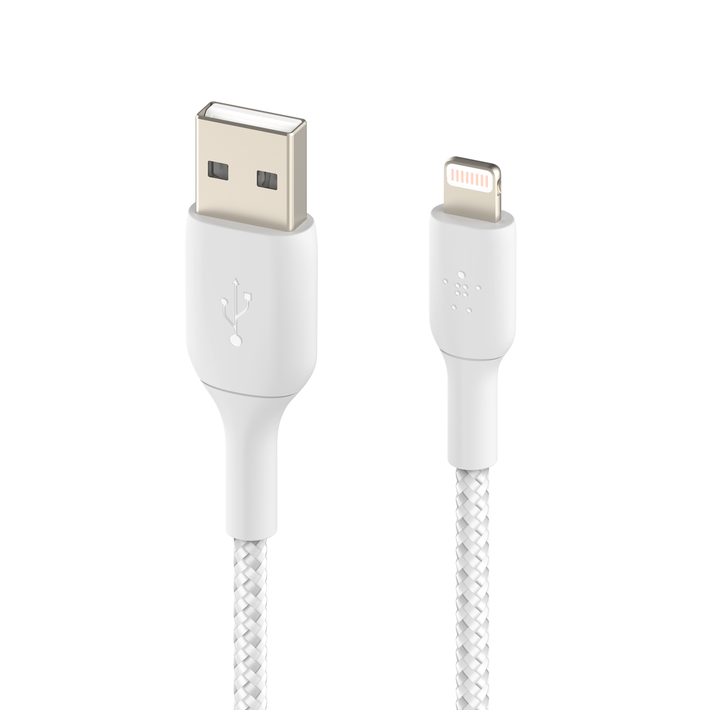 Belkin Lightning to USB-A Male Cable - 1 m - White (CAA002BT1MWH)