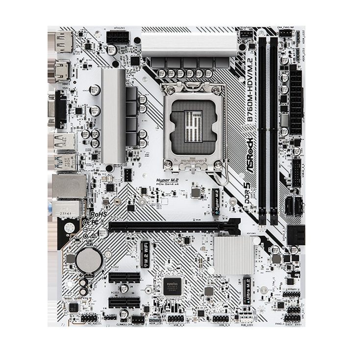 Asrock B760M-HDV/M.2 placa base Intel B760 LGA 1700 micro ATX…