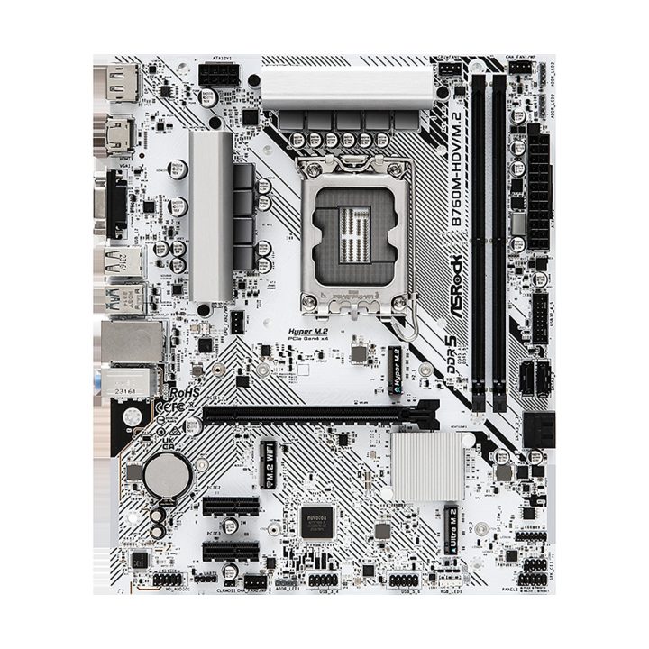 Motherboard ASRock B760M-HDV/M.2 Intel B760 LGA 1700 micro ATX…