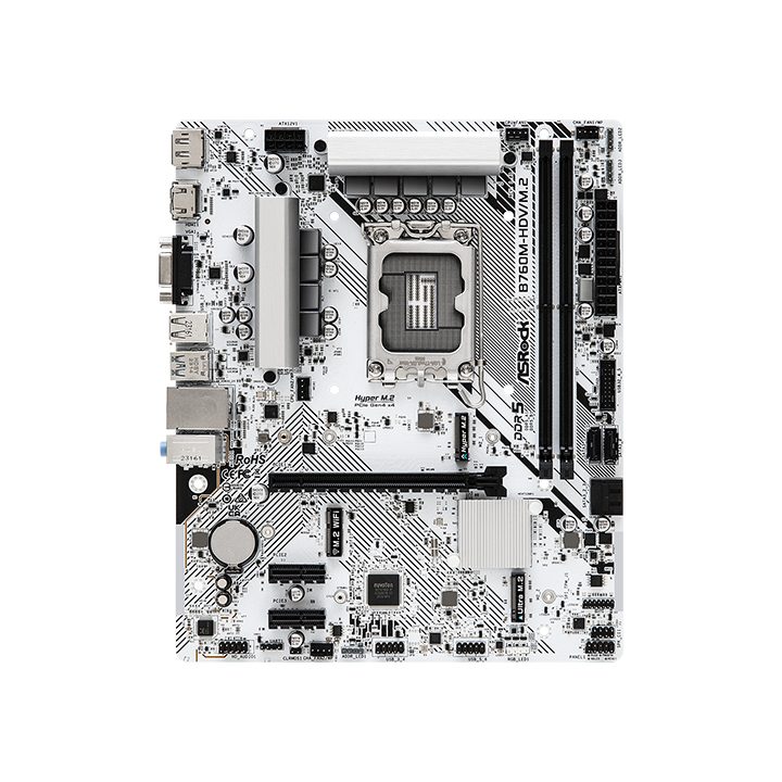 Motherboard ASRock B760M-HDV/M.2 Intel B760 LGA 1700 micro ATX…