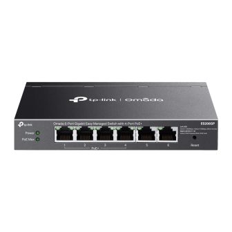 TP-Link Omada ES206GP Managed Gigabit Ethernet (10/100/1000) Power…