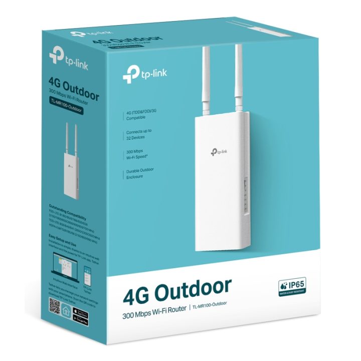TP-Link TL-MR100-OUTDOOR router sem fios Ethernet rápido Banda única…