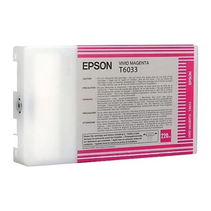 Cartucho Epson T603300 magenta vivo