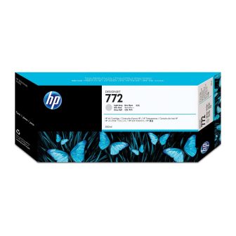 HP Cartucho de tinta DesignJet 772 cinzento claro de 300 ml