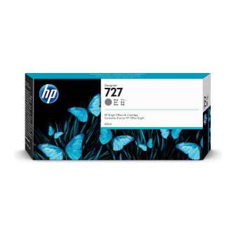 HP Cartucho de tinta DesignJet 727 gris de 300 ml