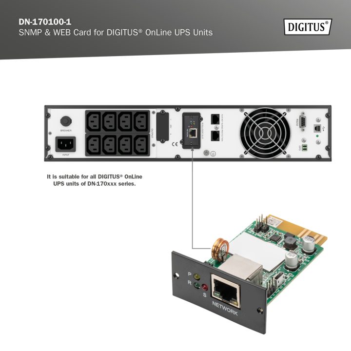 Acessório para UPS Digitus DN-170100-1