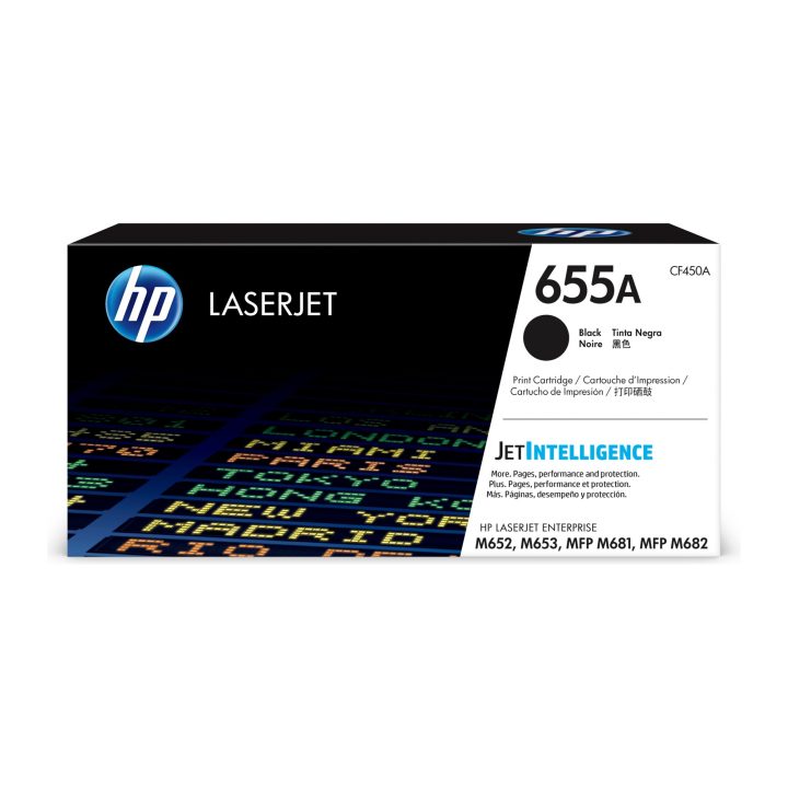 HP Original LaserJet 655A Black Toner Cartridge