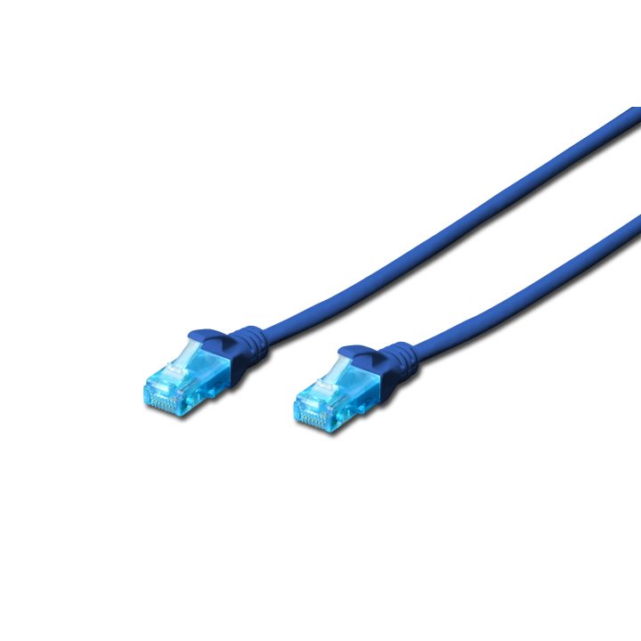 Digitus DK-1512-005/B cabo de rede Azul 0,5 m Cat5e U/UTP (UTP)
