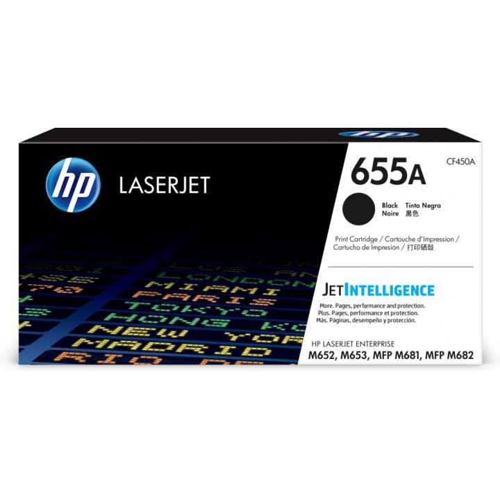 HP Original LaserJet 655A Black Toner Cartridge