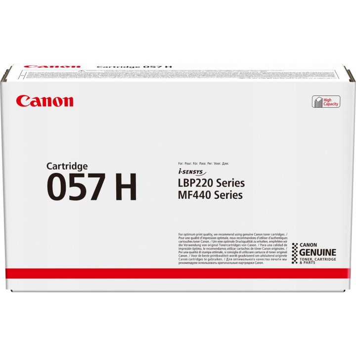 Canon i-SENSYS 057H cartucho de toner 1 unidade(s) Original Preto